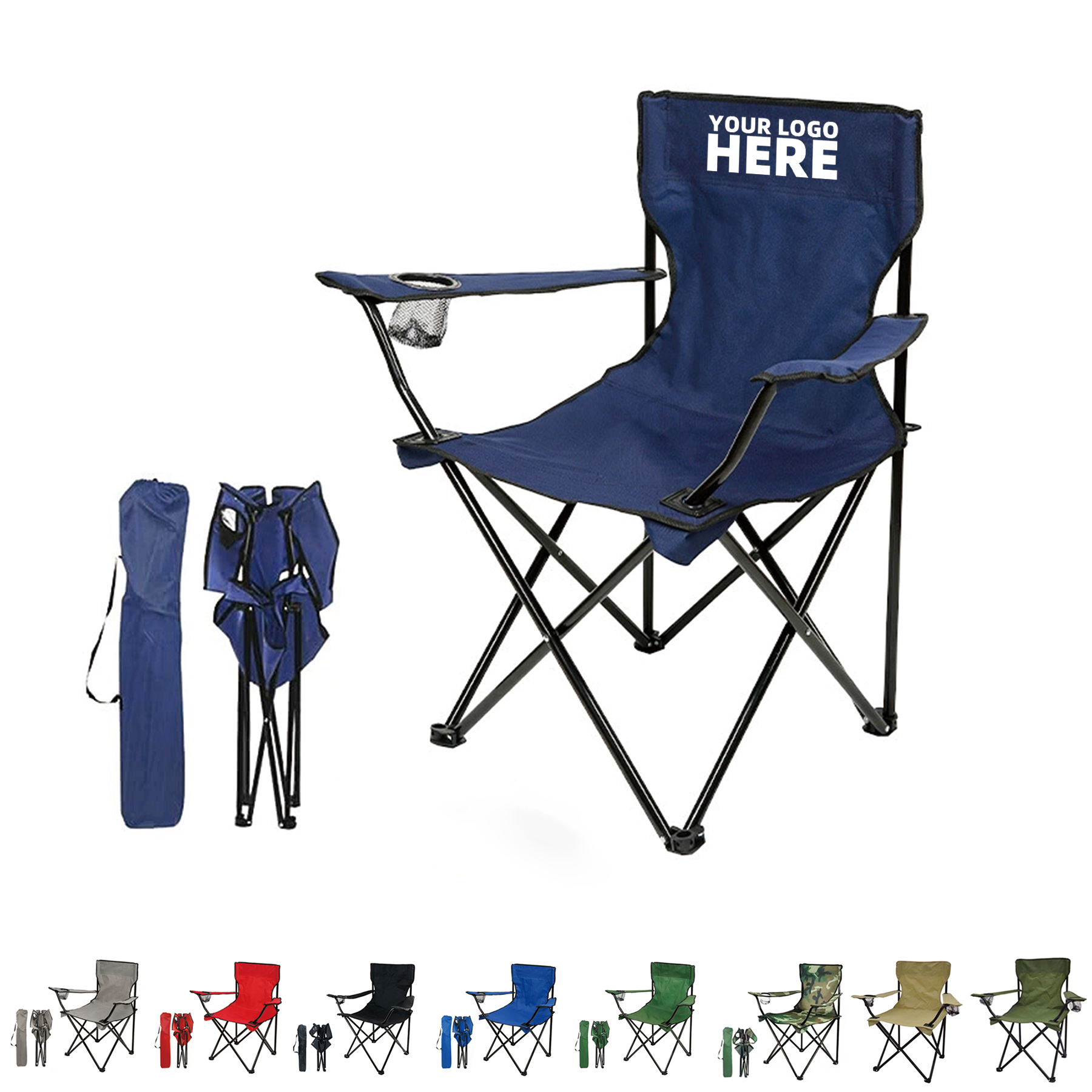 Outdoor Leisure Beach Camping Backrest Folding Armchairs 2