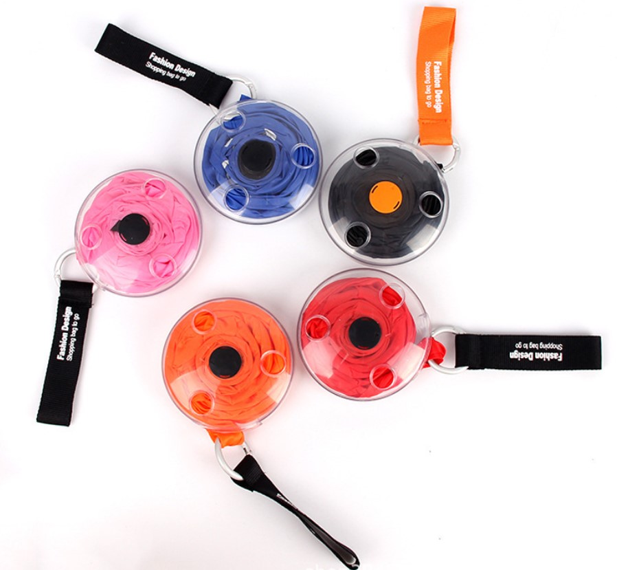 Small disc portable telescopic storage bag 1