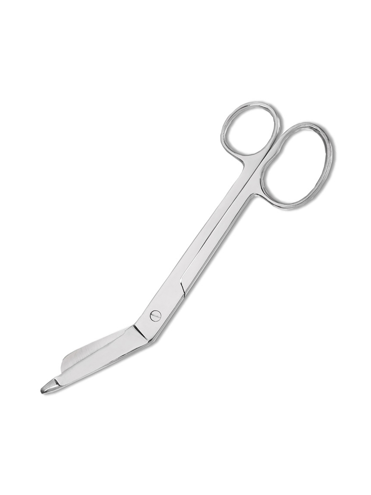 Prestige Medical - 7.25" Bandage Scissors with One Large Ring (Serrated Blades)