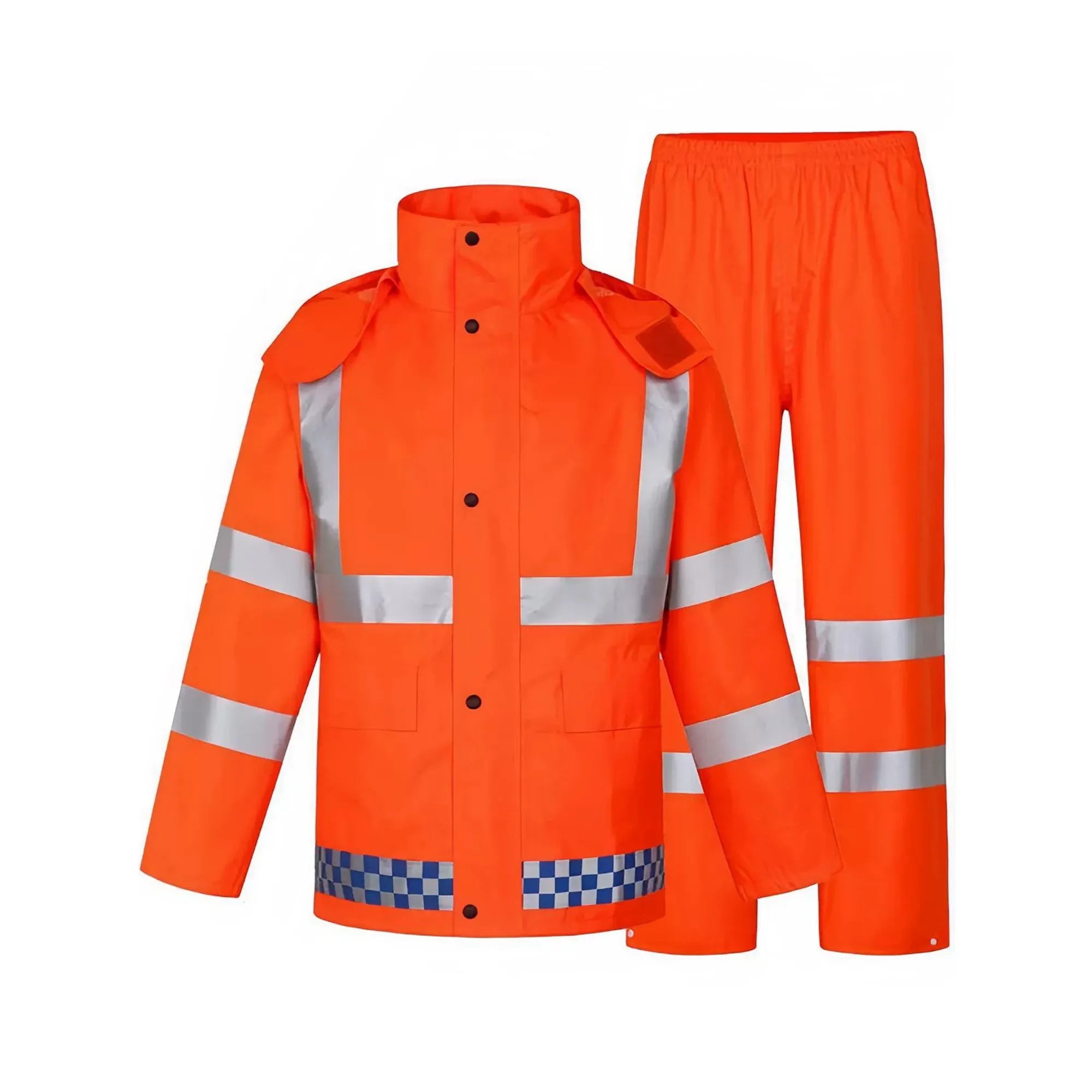 High Visibility Safety Raincoat Suit 3
