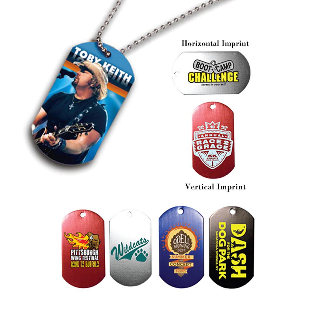 Dog Tag with 4 1/2" Ball Chain 6