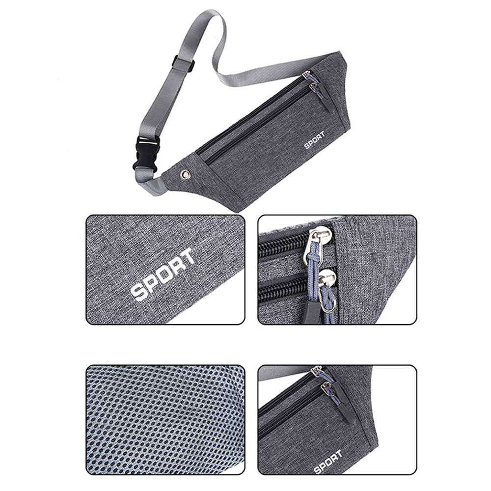Nylon sports fanny pack waist bag chest bag 9