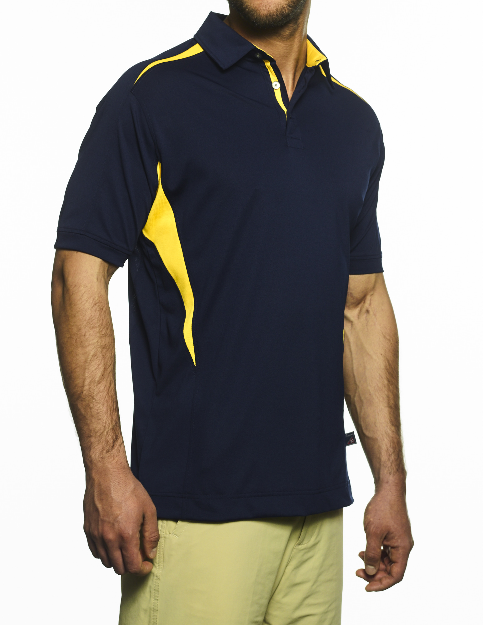 Men's Caliber Color Block Polo Shirt 12