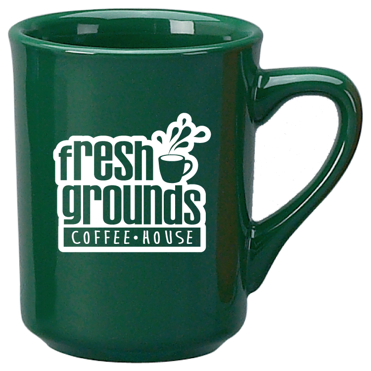 8 5 oz Green Toledo Mug