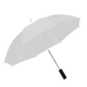 White - 58" Gold Umbrella 2