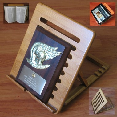 Eco Bamboo Ipad / Book / Picture Stand 2