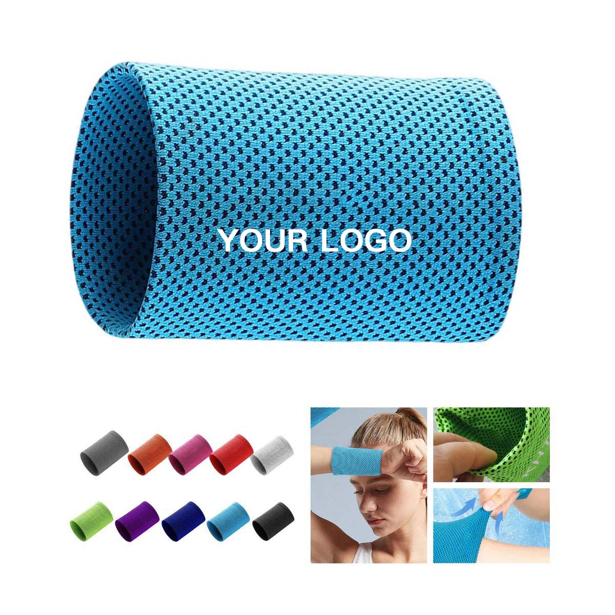 Durable Polyester Wristband for Fitness and Sports 3