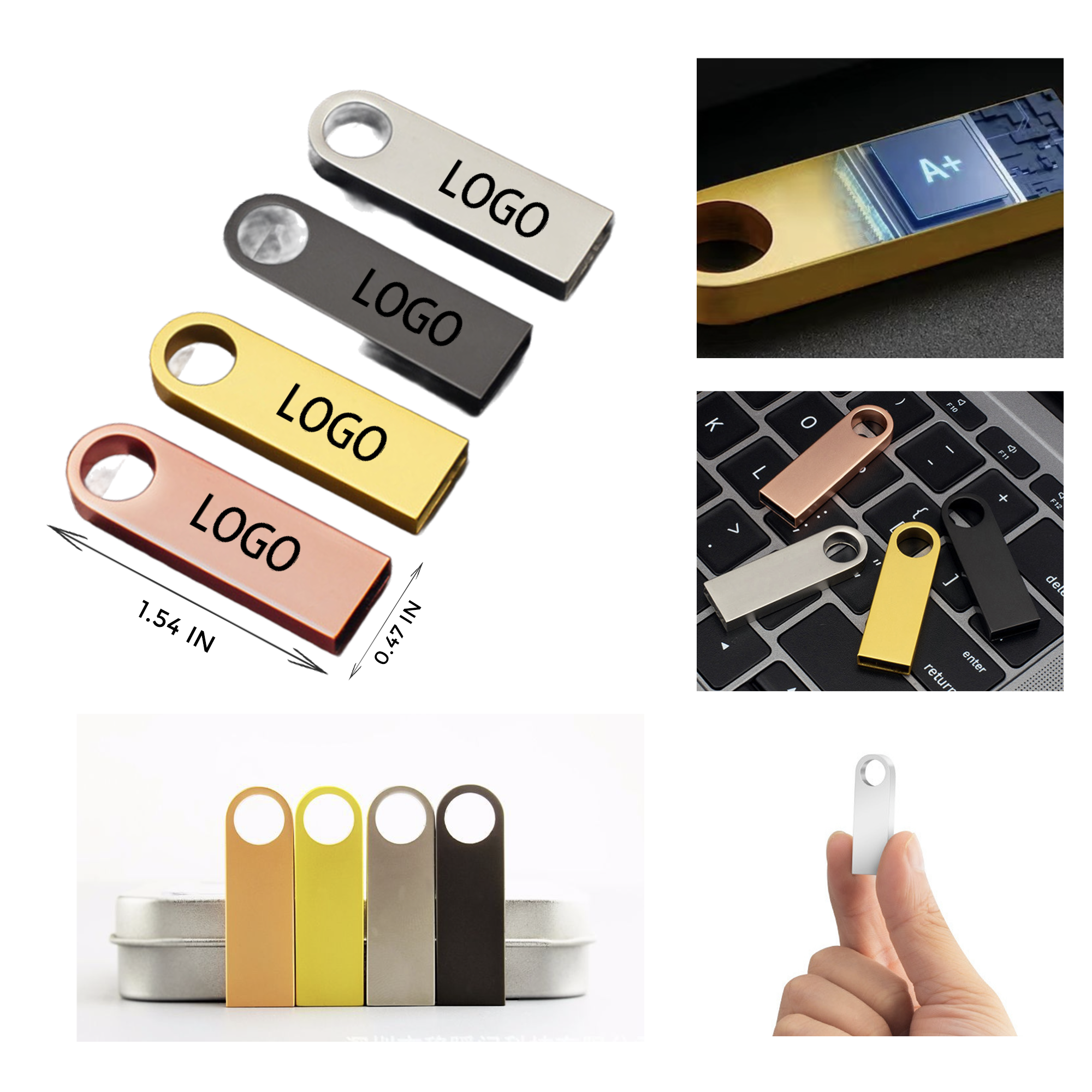 MOQ 10 PCS Fast - Transfer Metal USB Flash Drive 2