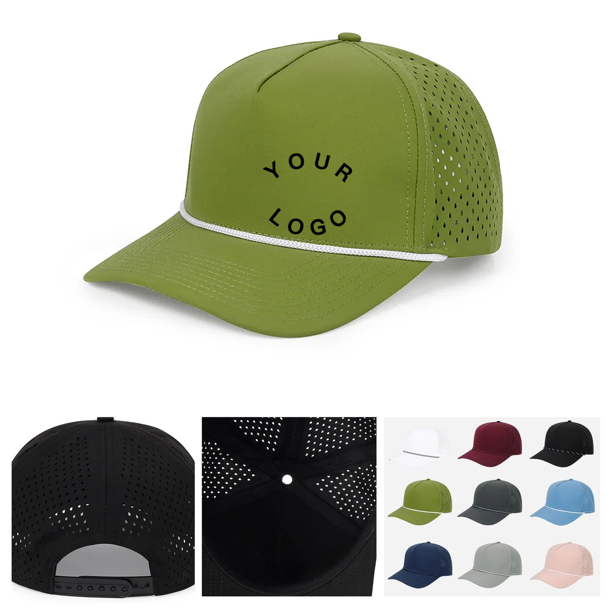 Adjustable Curved Visor Cap For Outdoor Sports 11