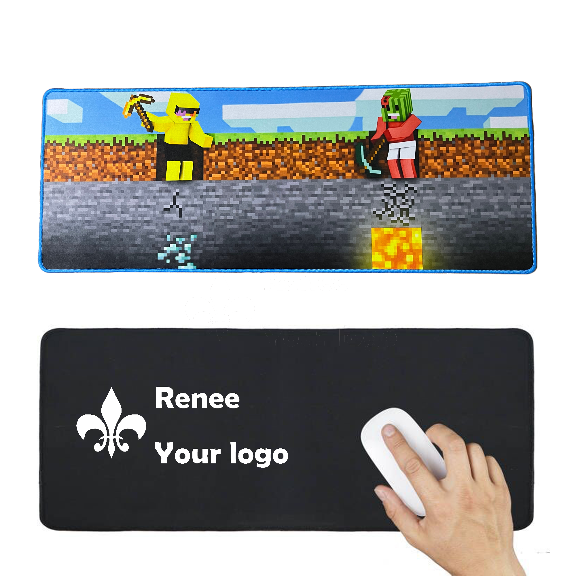 Full Color Dye Sublimation Gaming Work Mouse Pad 1