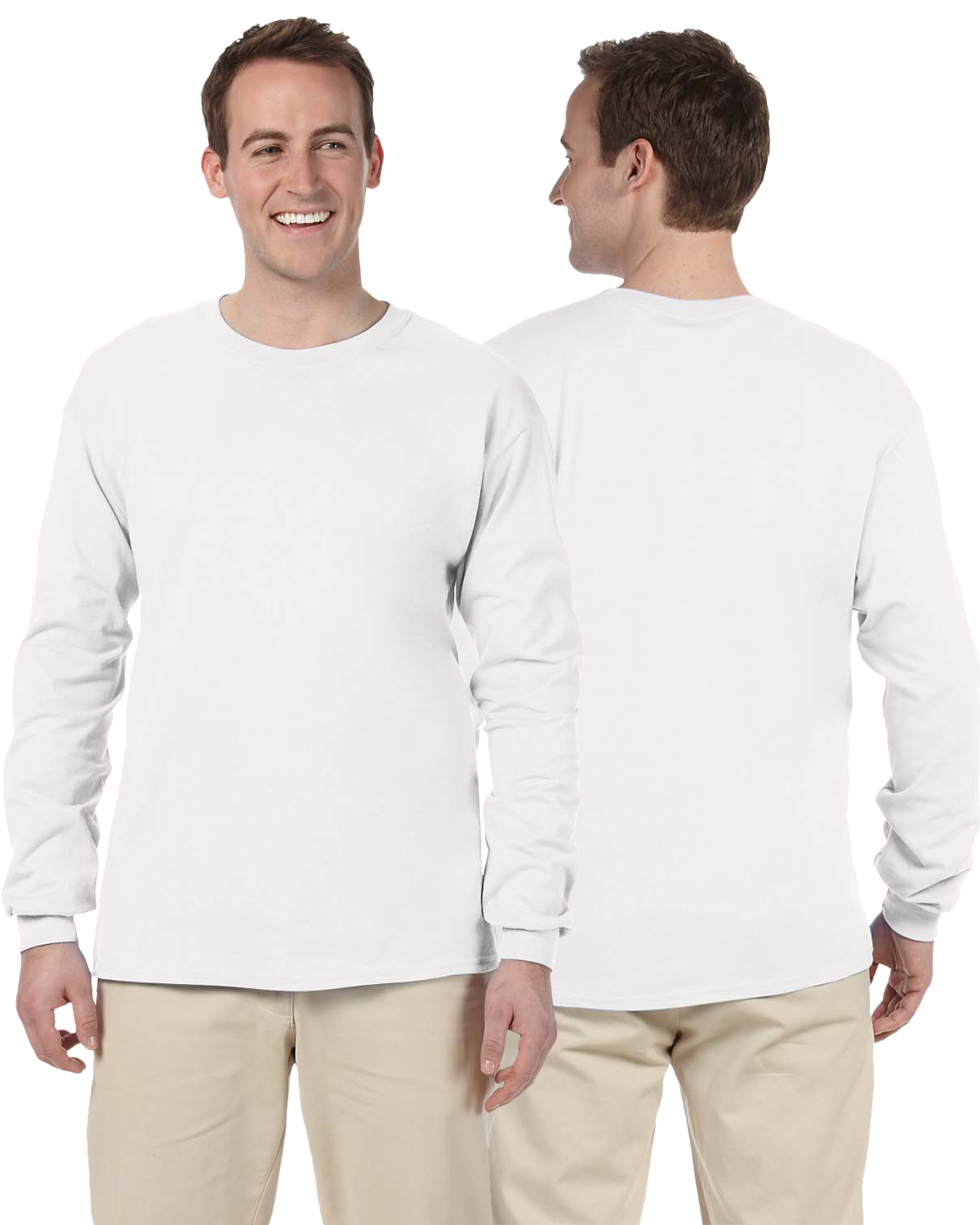 White Long Sleeve Tee 2