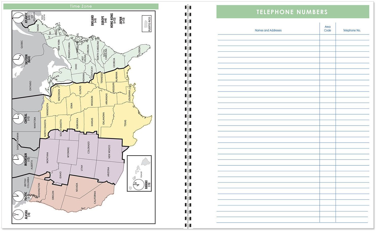 FULL COLOR ACADEMIC 7X10 PLANNER COLORED INSERT 26