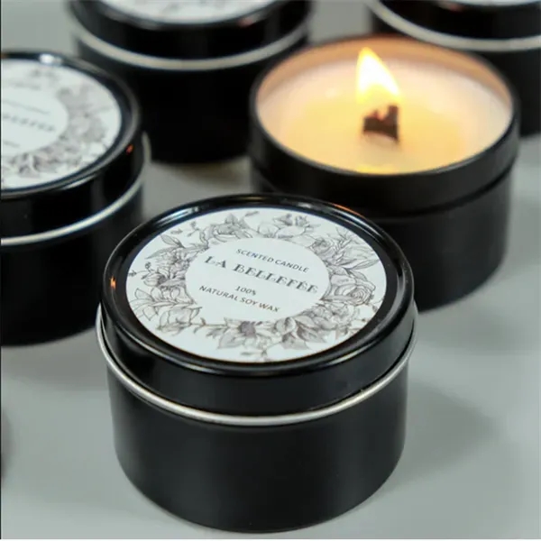 Natural Scented Jar Aromatherapy Soy Wax Candle