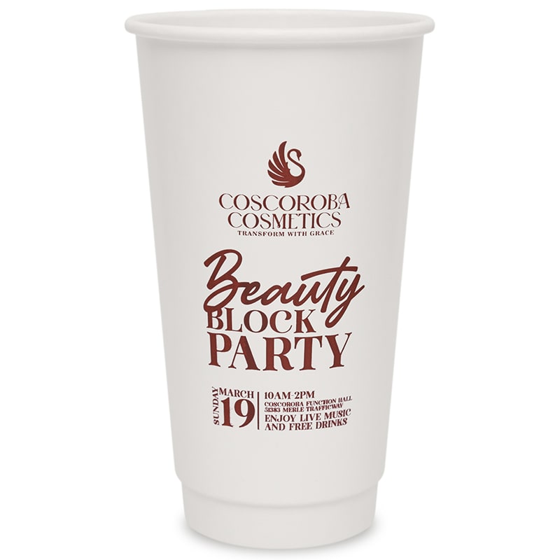 Custom 20 Oz. Double Wall Paper Hot Cups 15