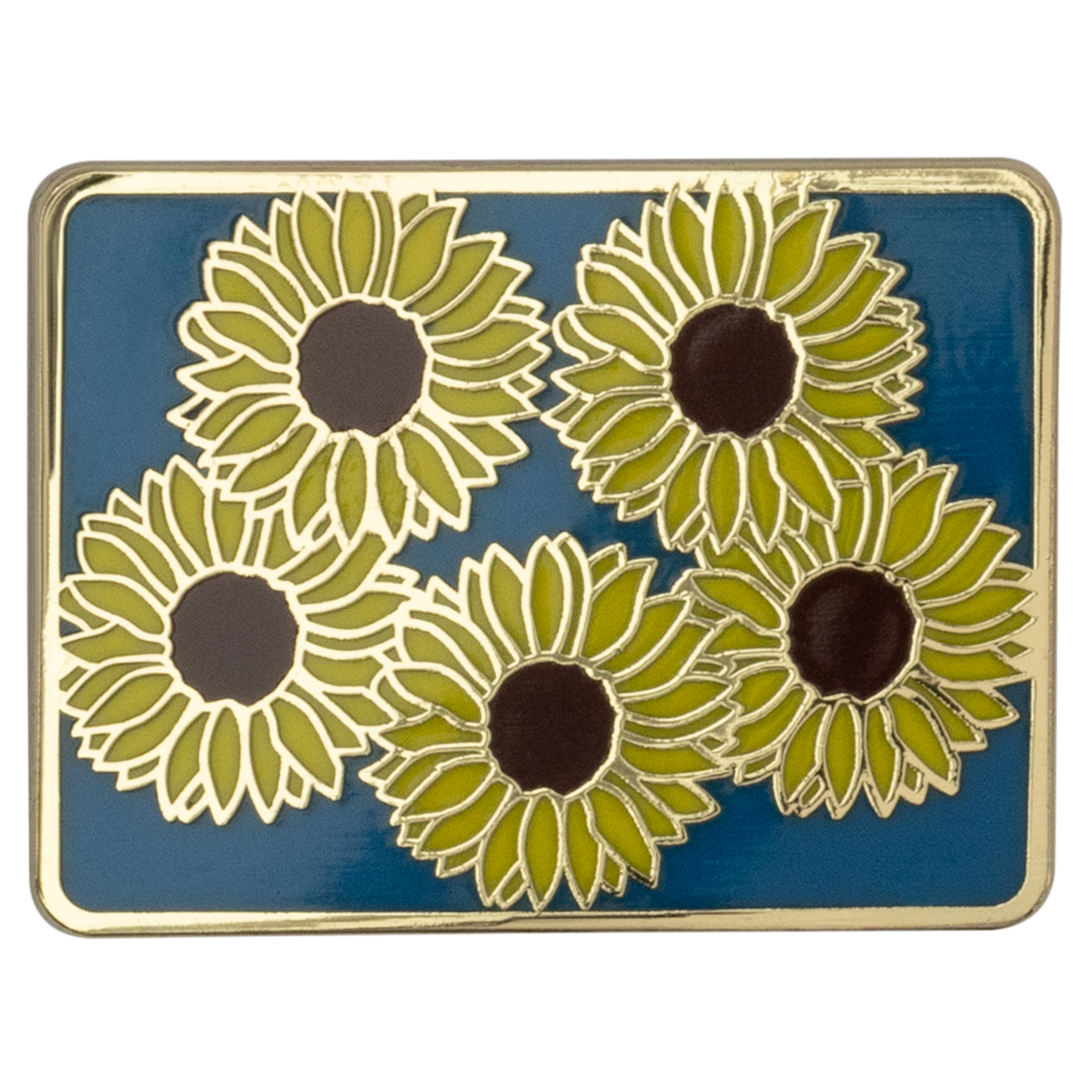 Custom Lapel Pins Die Struck Resin Hard Enamel (7/8") 7