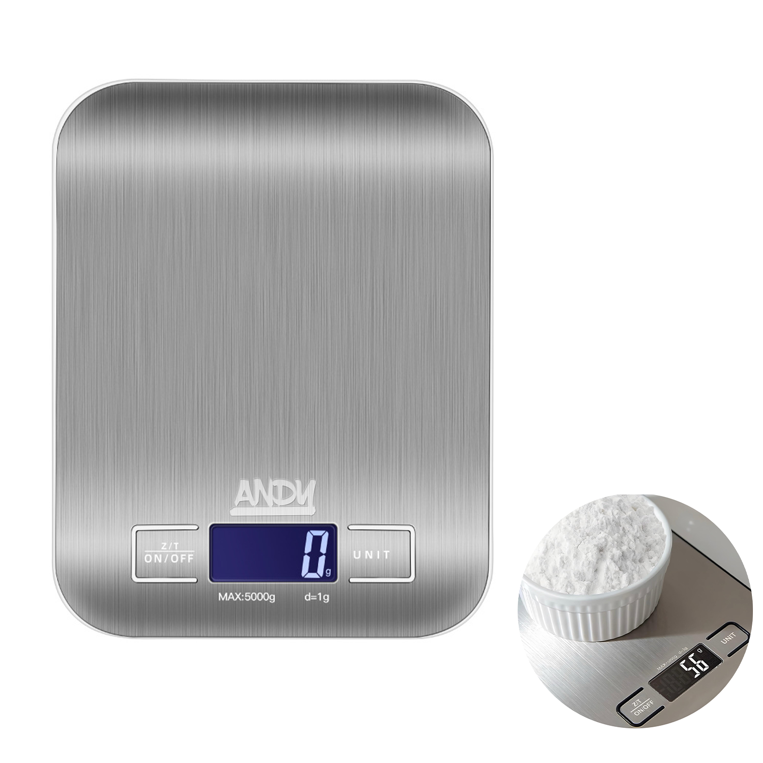 Kitchen Rechargeable Dual-Use 10kg Electronic Scale