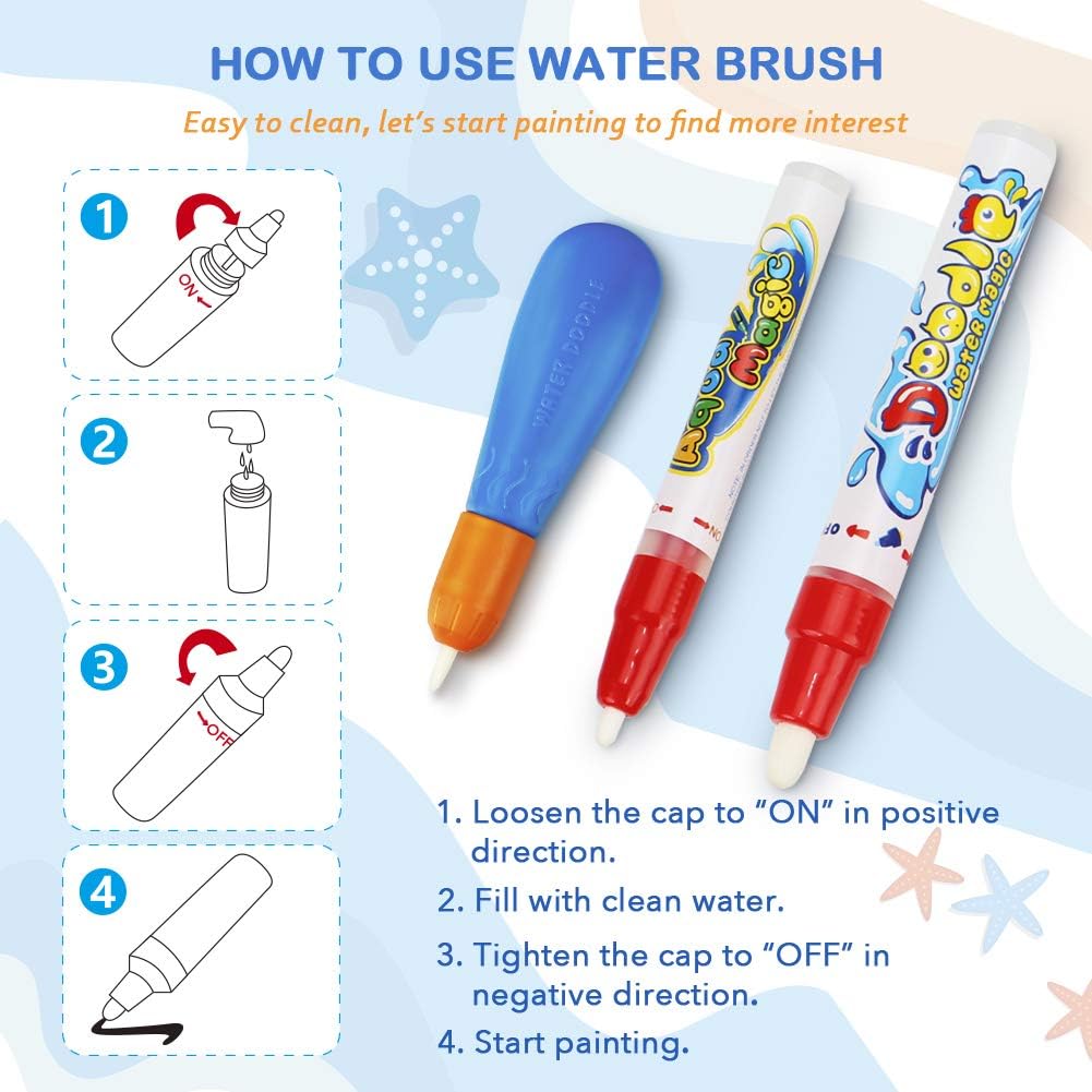 Kids Painting Writing Color Doodle Drawing Mat 5