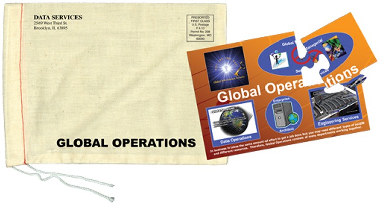 6 Pieces - 4" x 6" - Small Puzzle in Cotton Bag 2