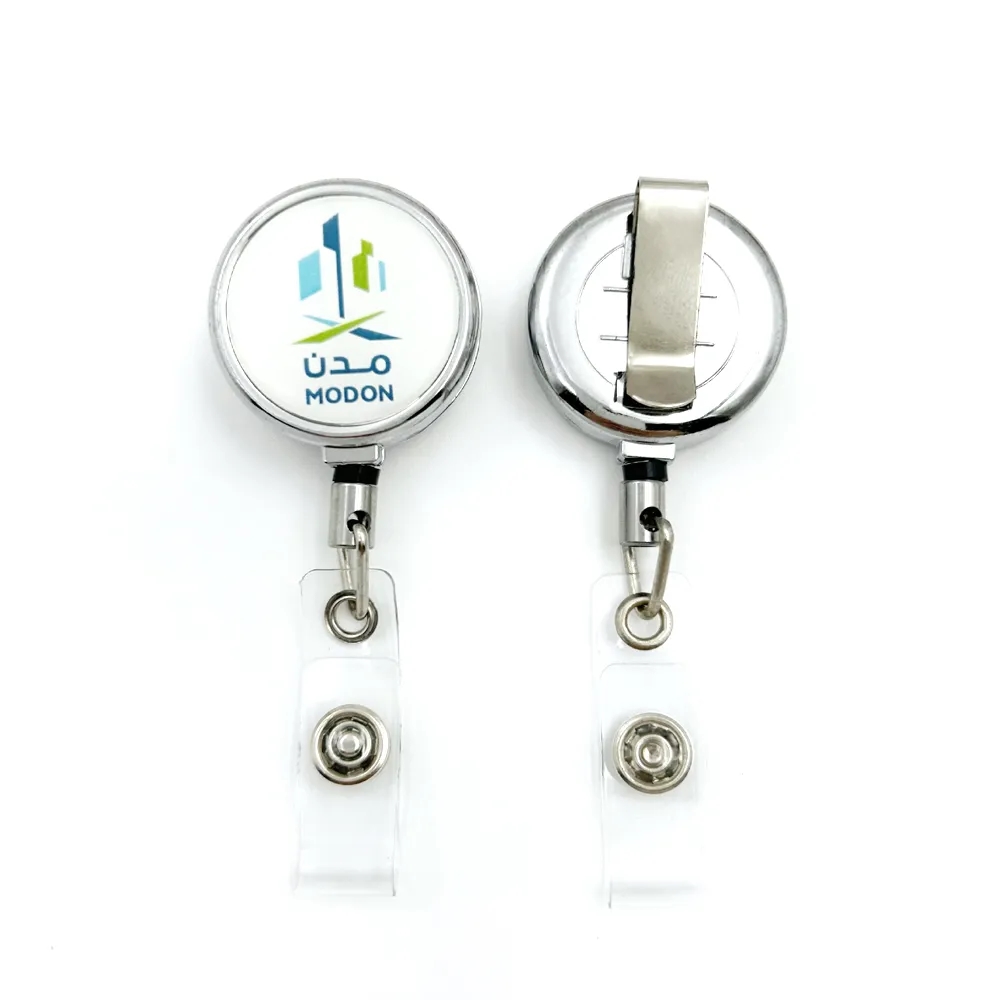 Chrome Round Badge Reel 5