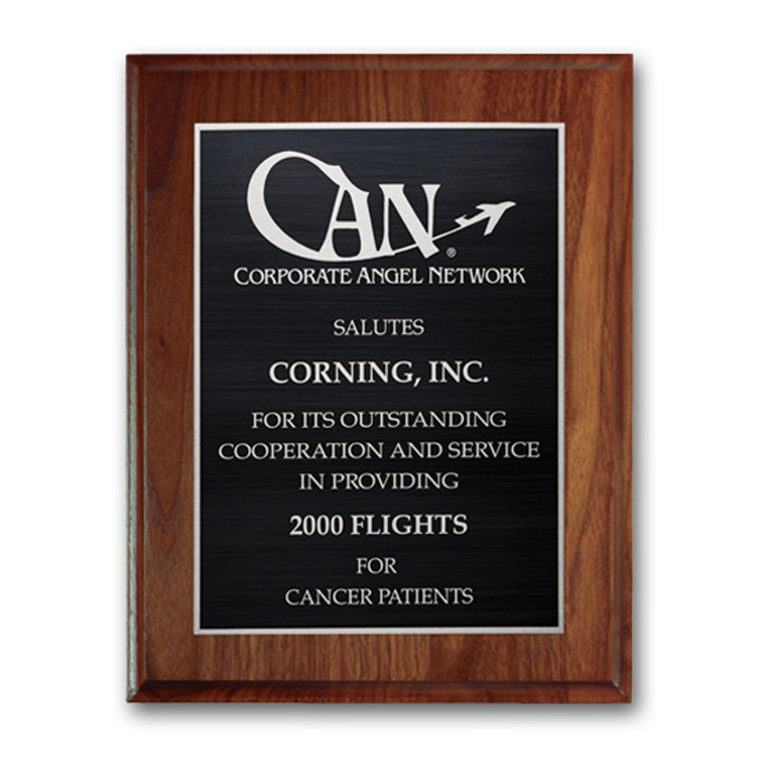 Etch/Antiqued Plaq - Walnut Cove Edge