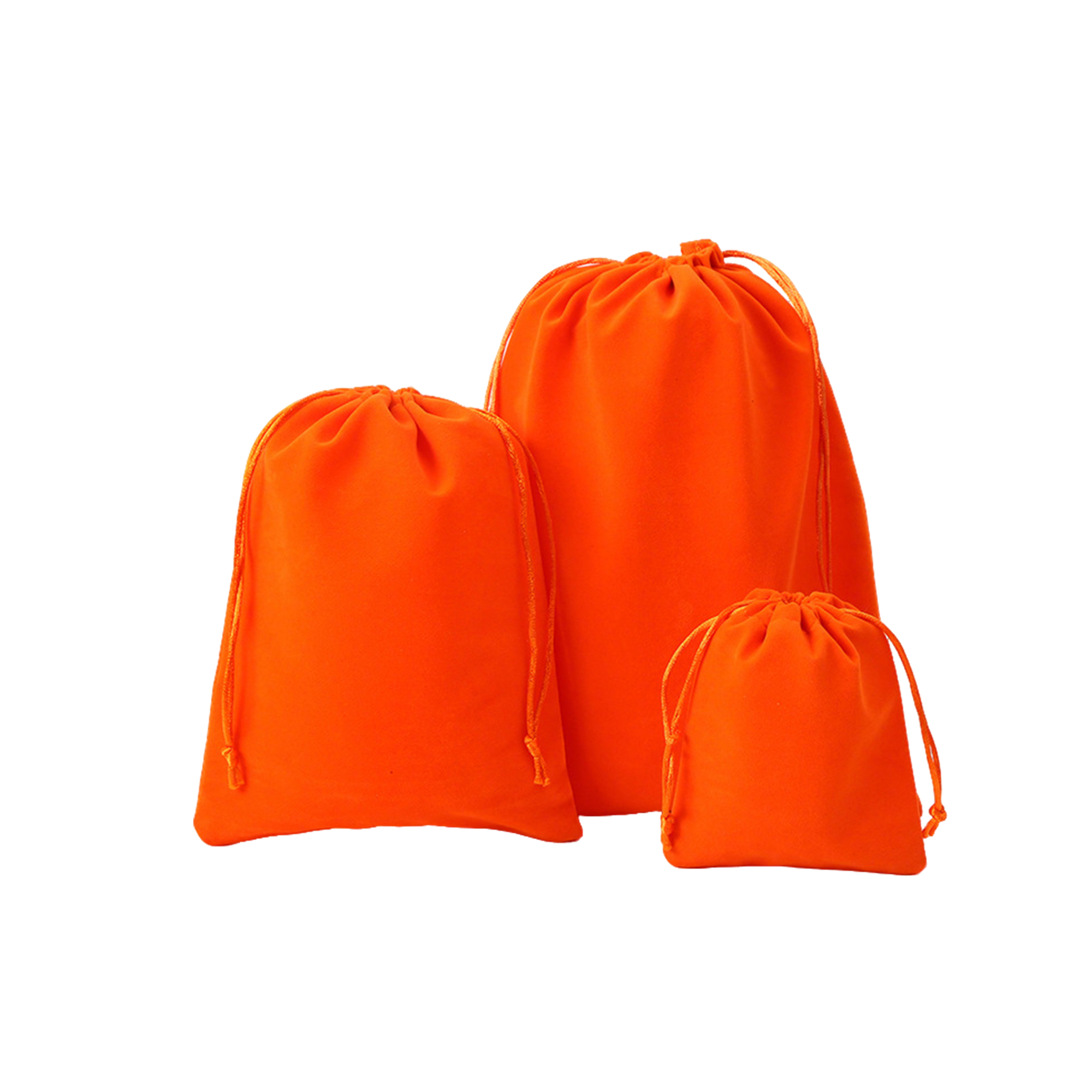 Flocked Drawstring Jewelry Storage Bag 16