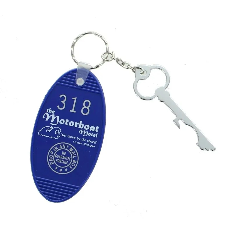 Oval Plastic Hotel Key Tags 5