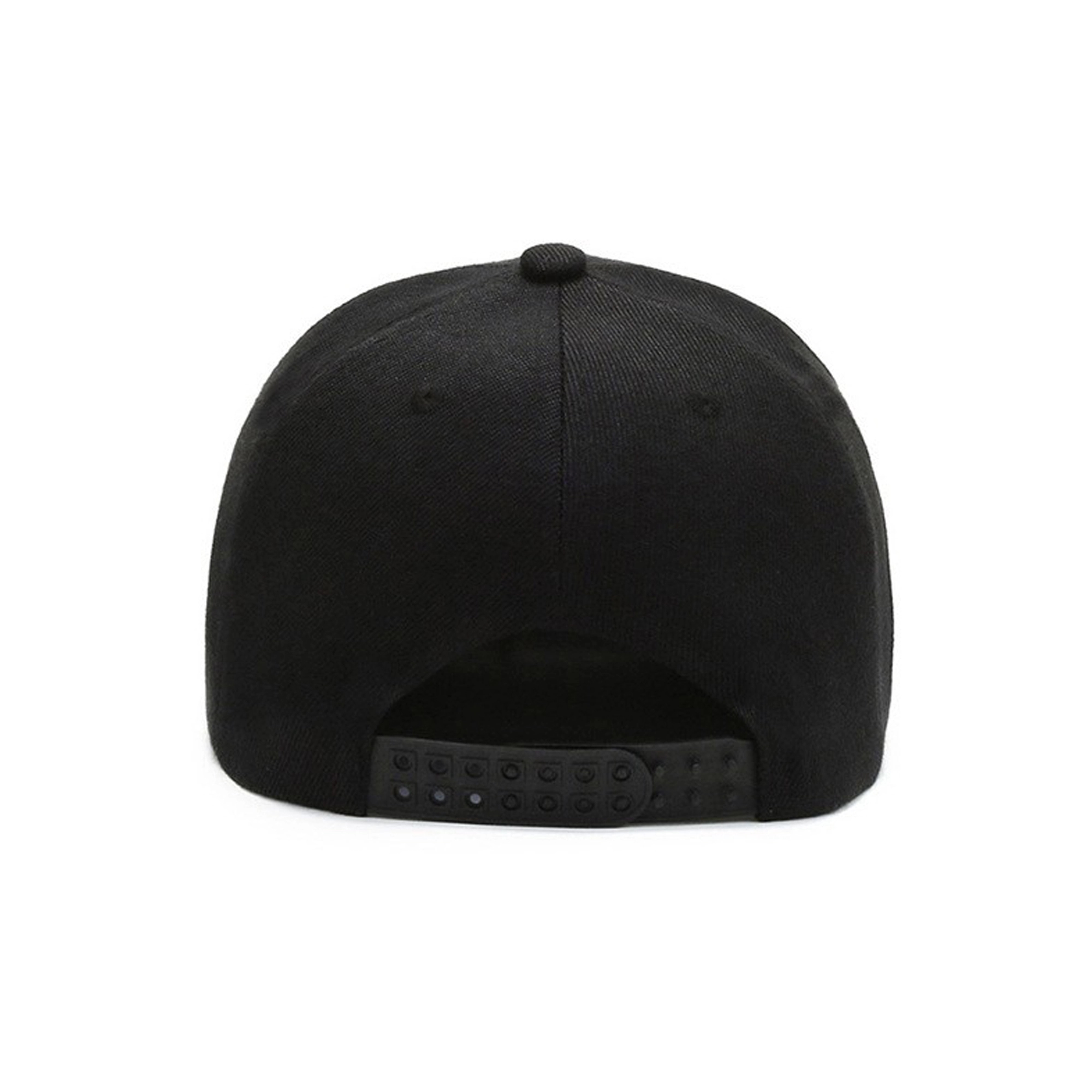 Adult Structured Flat Visor Snapback Cap 3