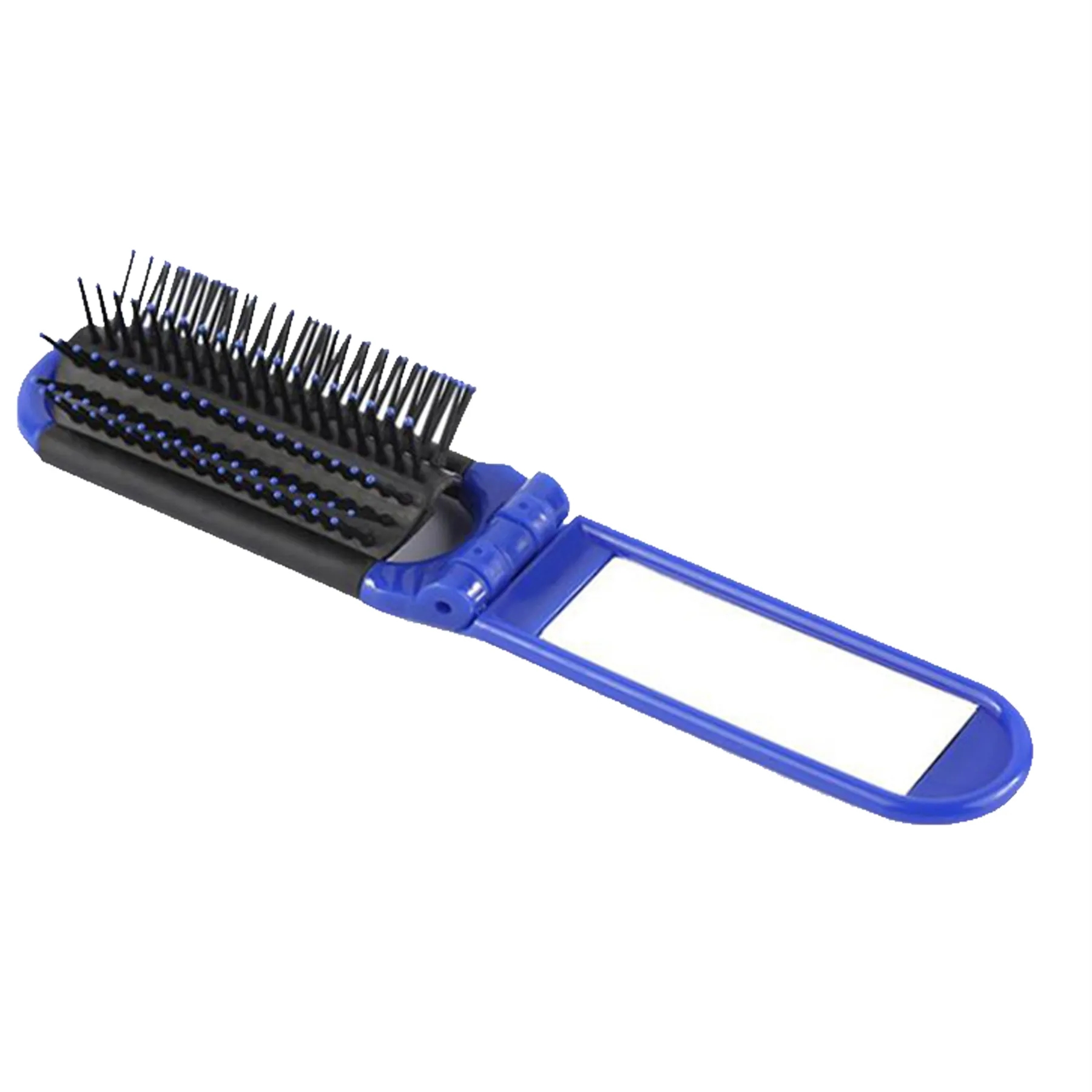 Folding Travel Mirror Hair Brush 7