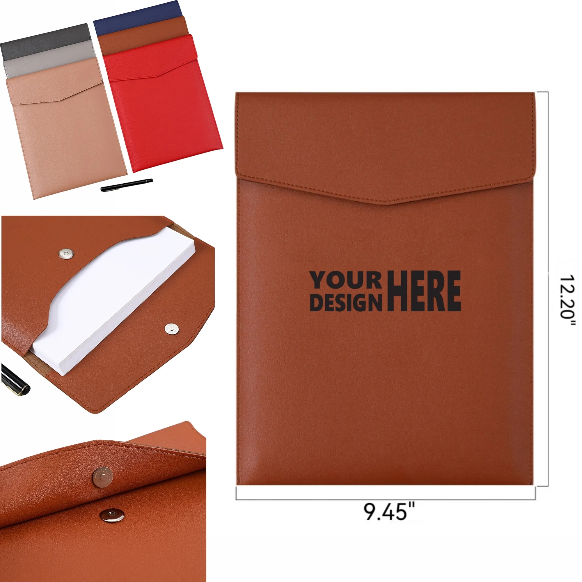 A4 Leather Document Bag 1