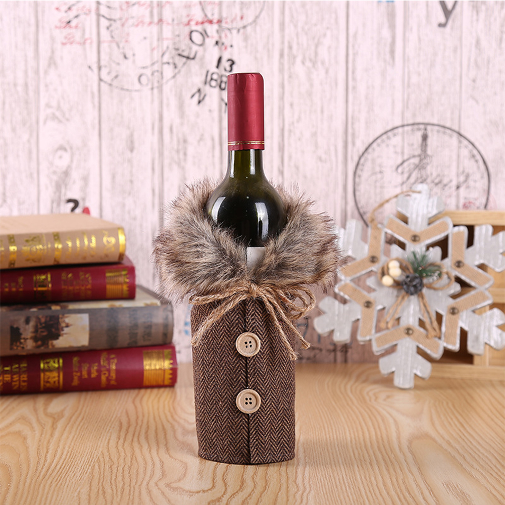 Christmas Wine Bottle Cover 6