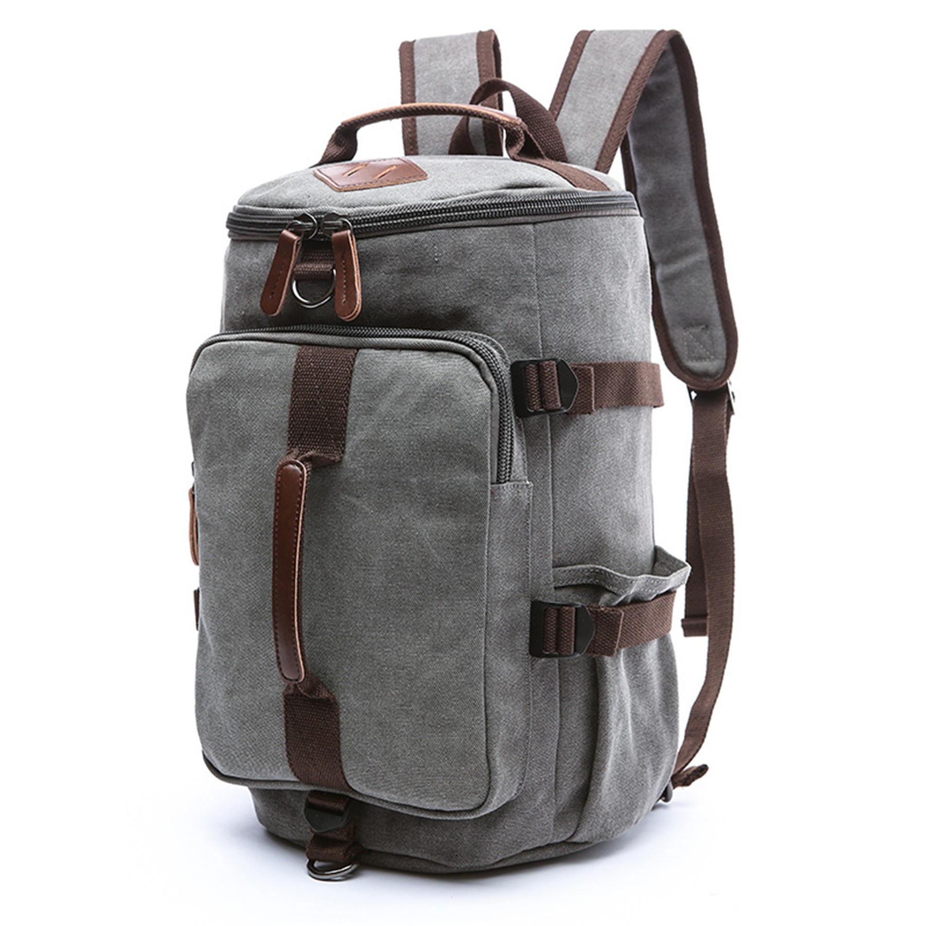 Vintage Canvas Convertible Travel Backpack 5