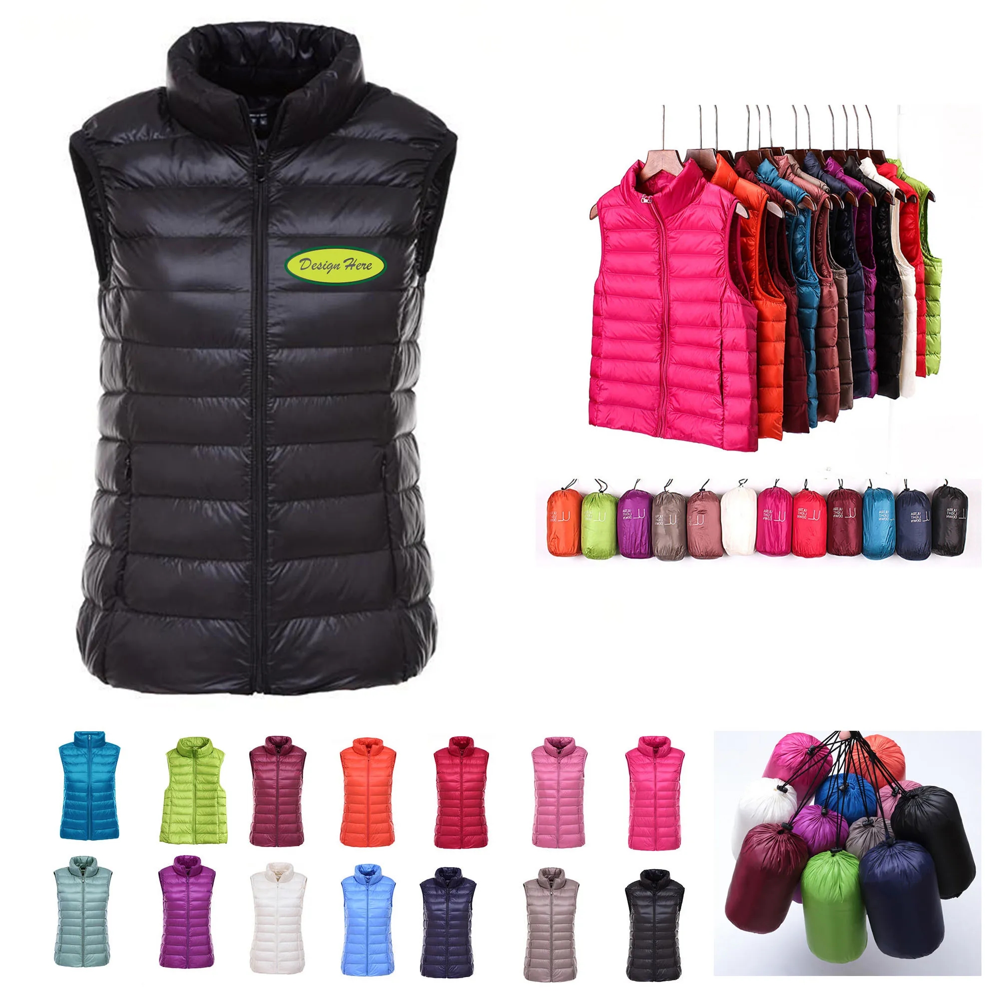 Lightweight Packable Puffer Vest 4