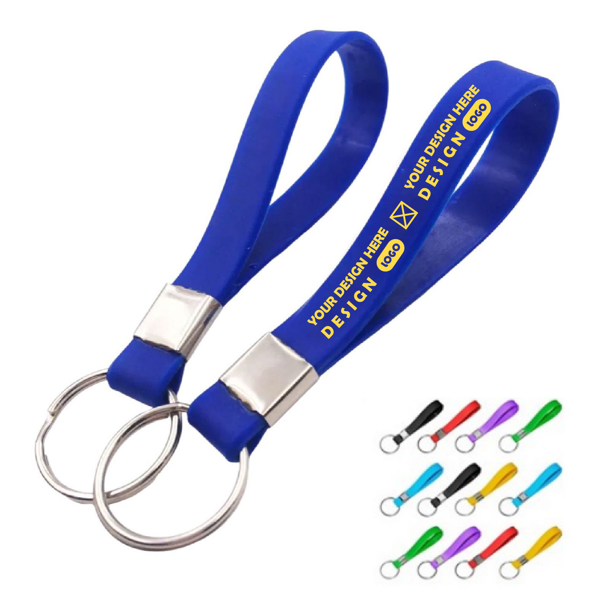 Silicone Wristband Keyring 3
