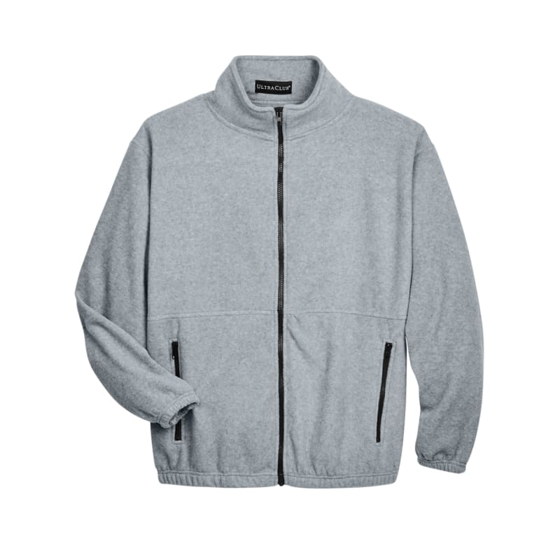 UltraClub Mens Iceberg Fleece Full-Zip Jacket 5
