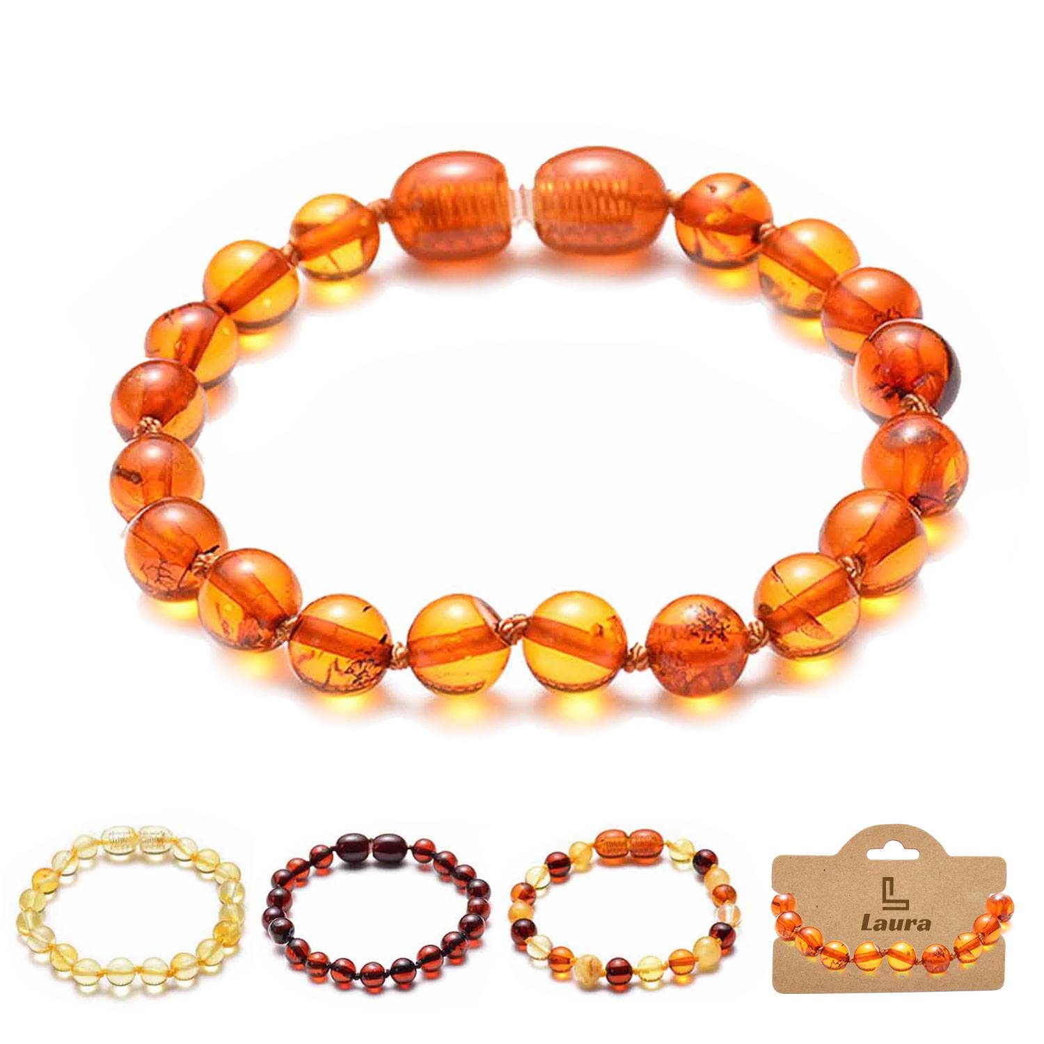Amber Bracelet Baby Gift Set 2