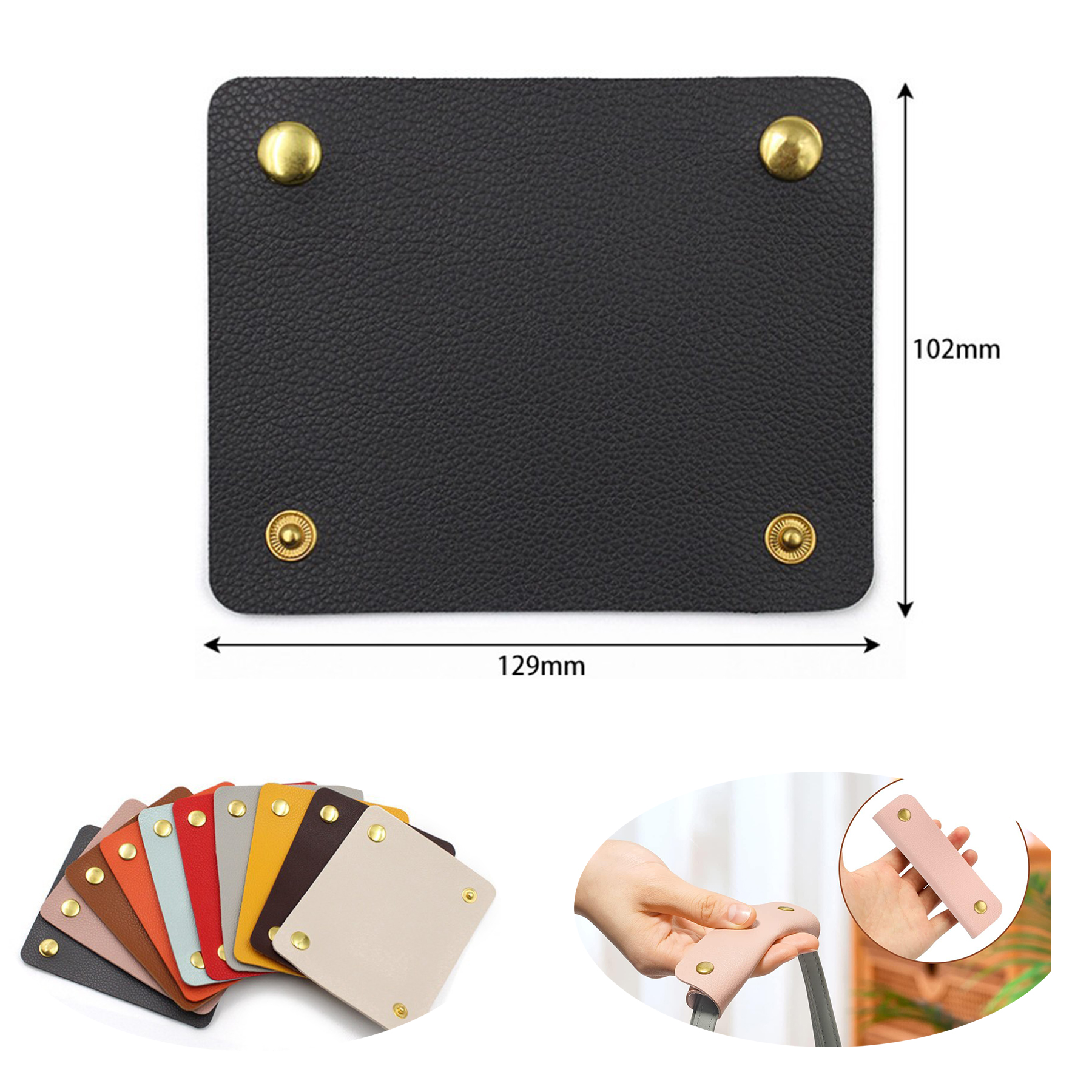 Leather Luggage Handle Wrap