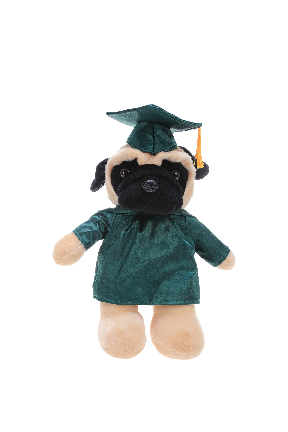 Soft Plush Pug in Graduation Cap & Gown Stuffed Animal 6