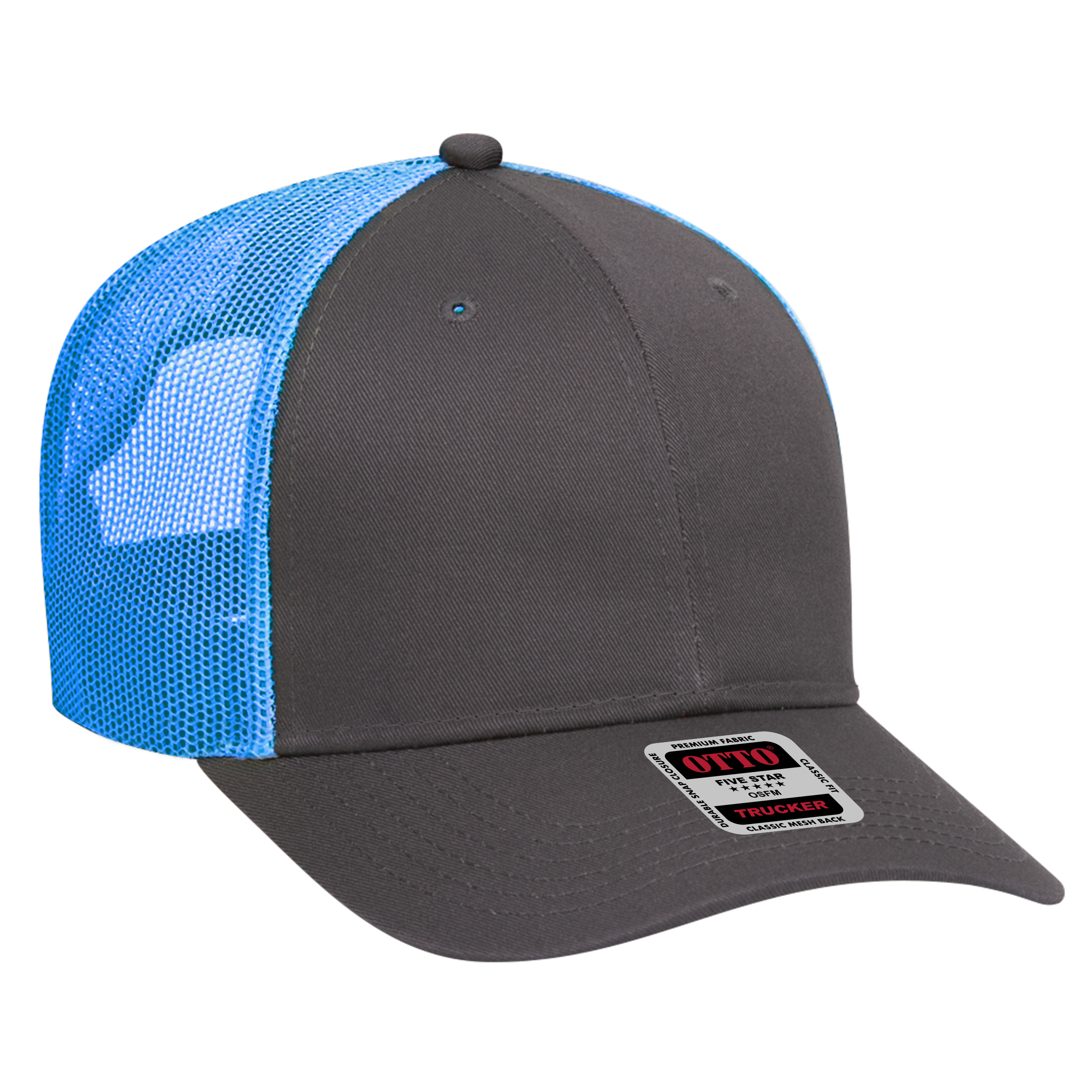 OTTO CAP® 6 Panel Low Profile Mesh Back Trucker Hat 62