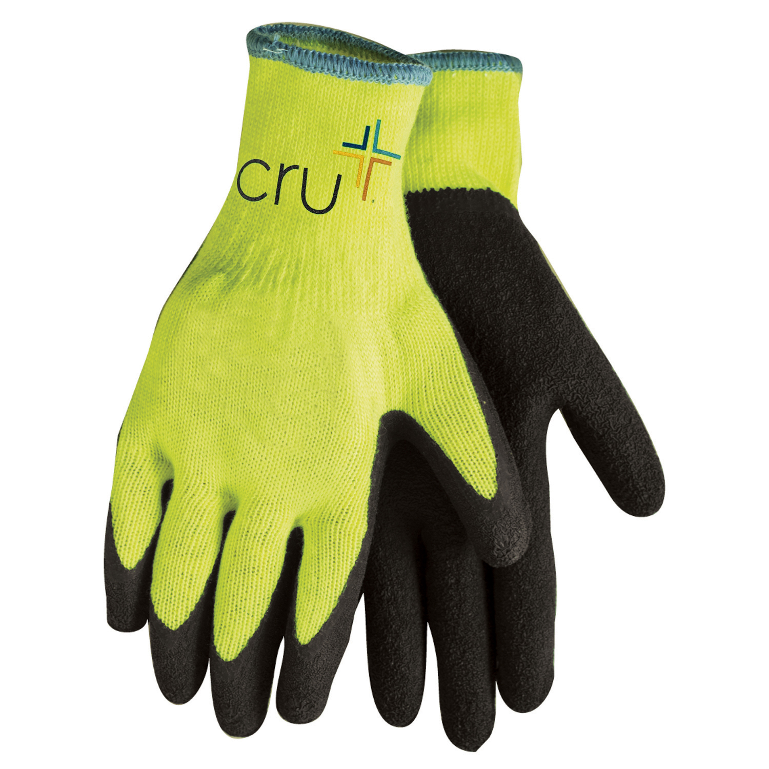 Hi-Vis Palm Dipped Gloves with Oversized DTF