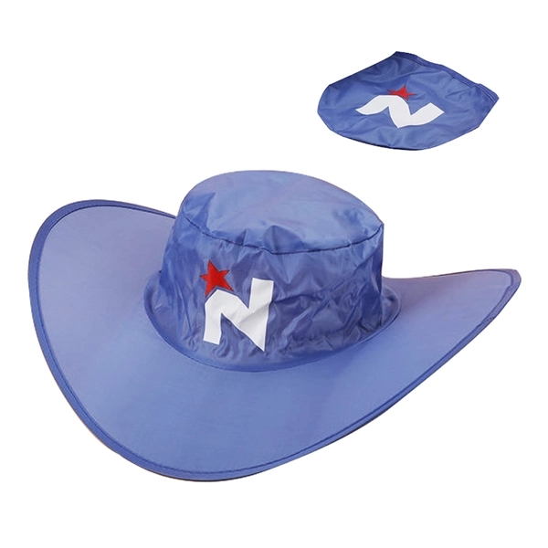 Foldable Cowboy Hat with Storage Pouch 5