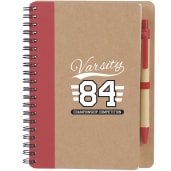 FSC® Mix 5" x 7" Eco Spiral Notebook with Pen 65