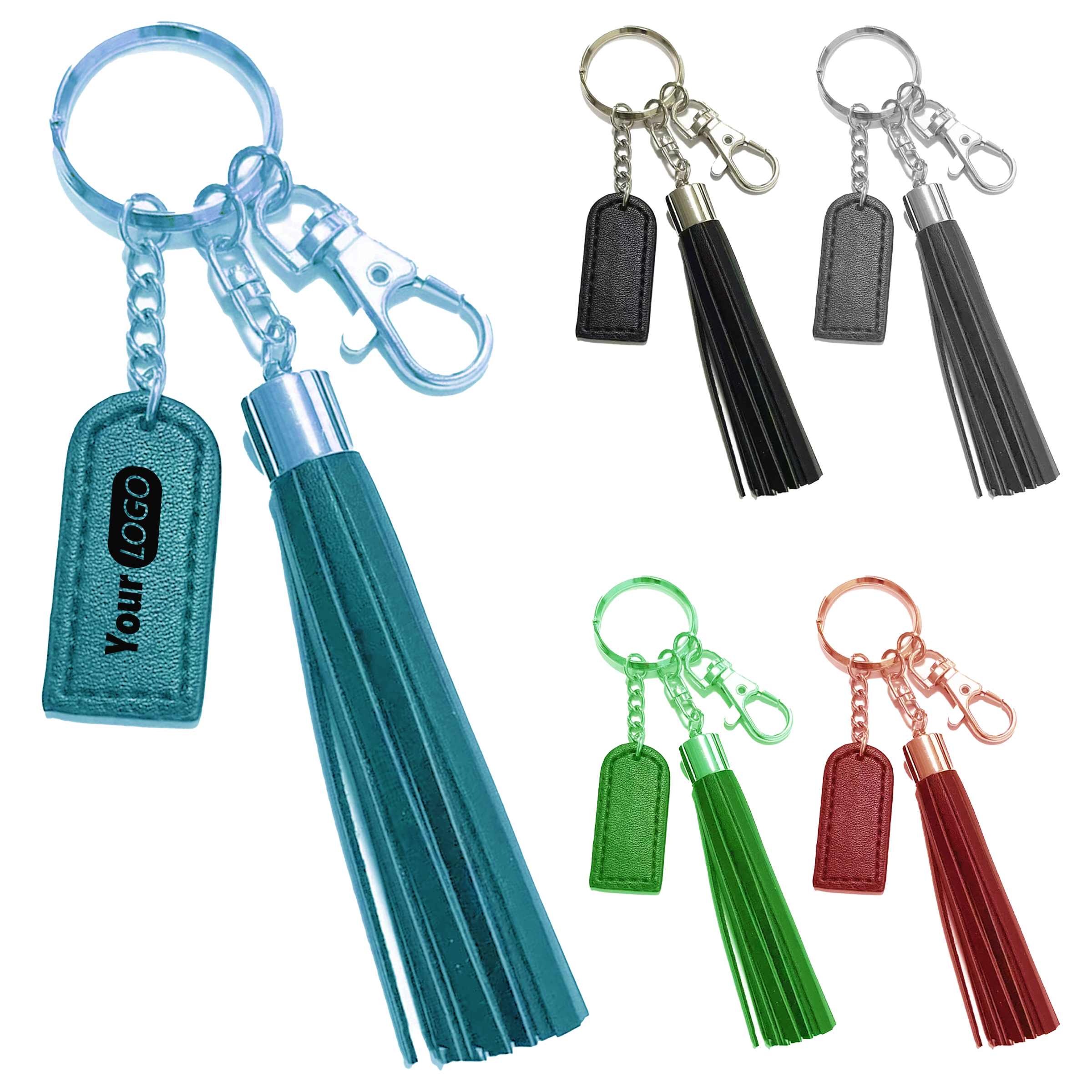 Polyurethane Customizable Tassel Keychain 1
