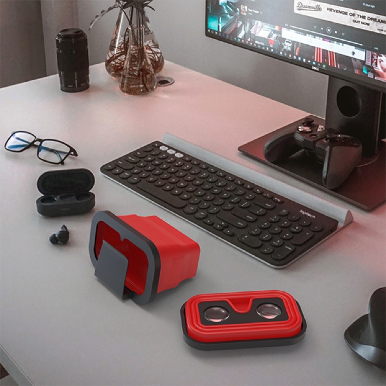 Retractable Virtual Reality Glasses w/Gift Box 7
