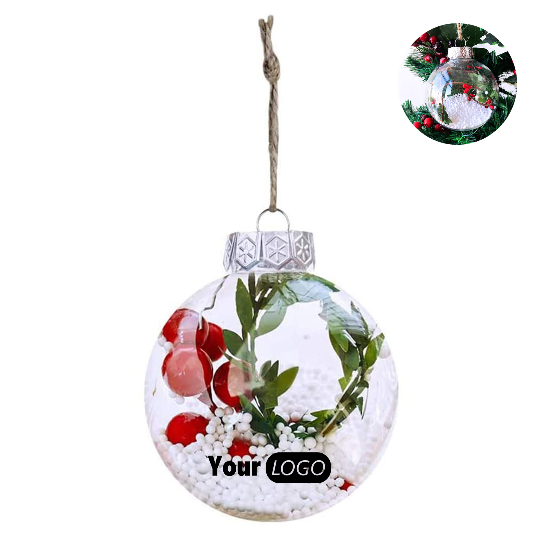 Clear Ball Ornaments for Christmas Tree Decoration 4