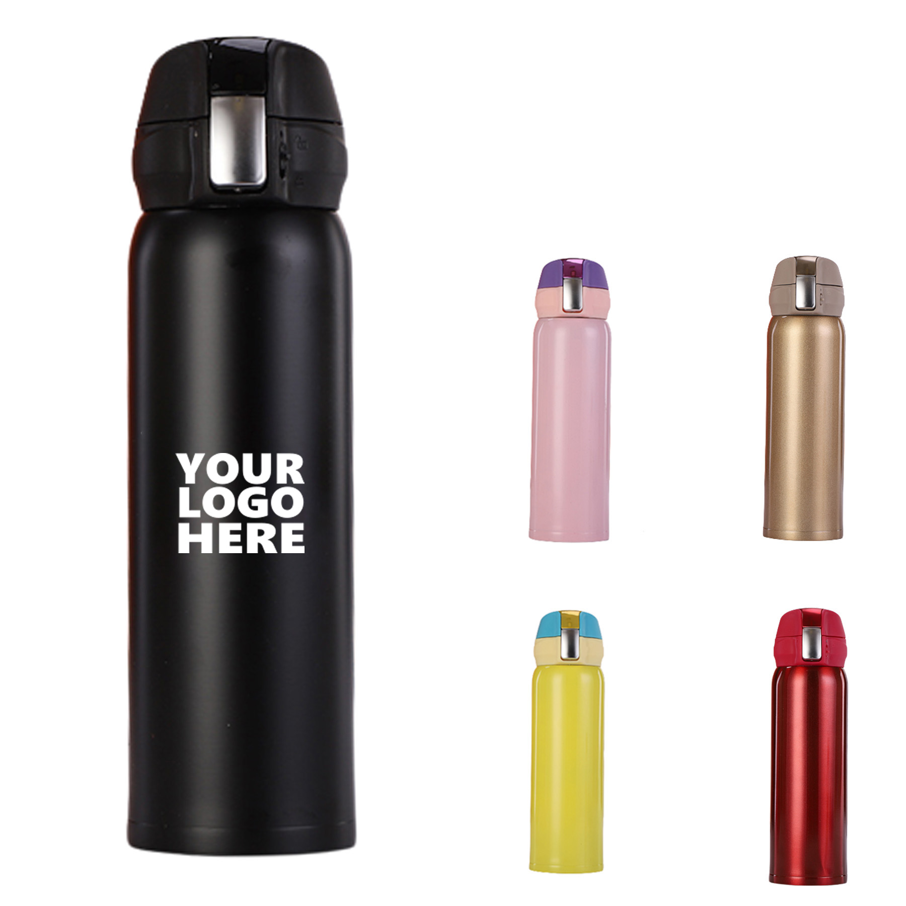 17 OZ Bouncing Stainless Steel Water Bottle 2