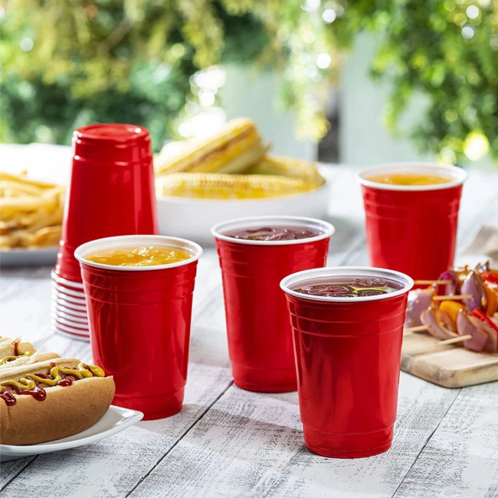 16oz Plastic Stadium Cups For Beer Pong Party Game 2