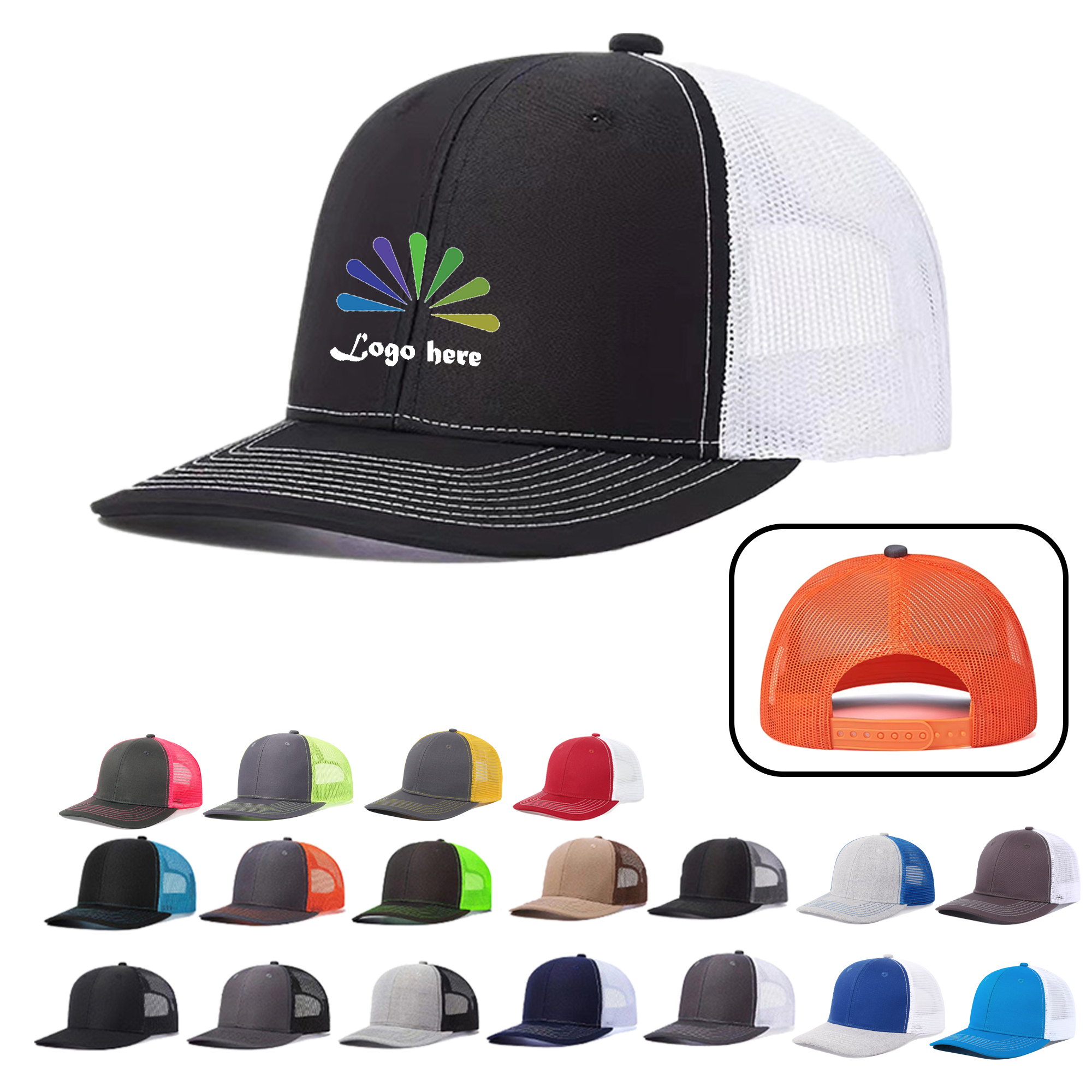MOQ 20 PCS Custom Mesh Cap 2