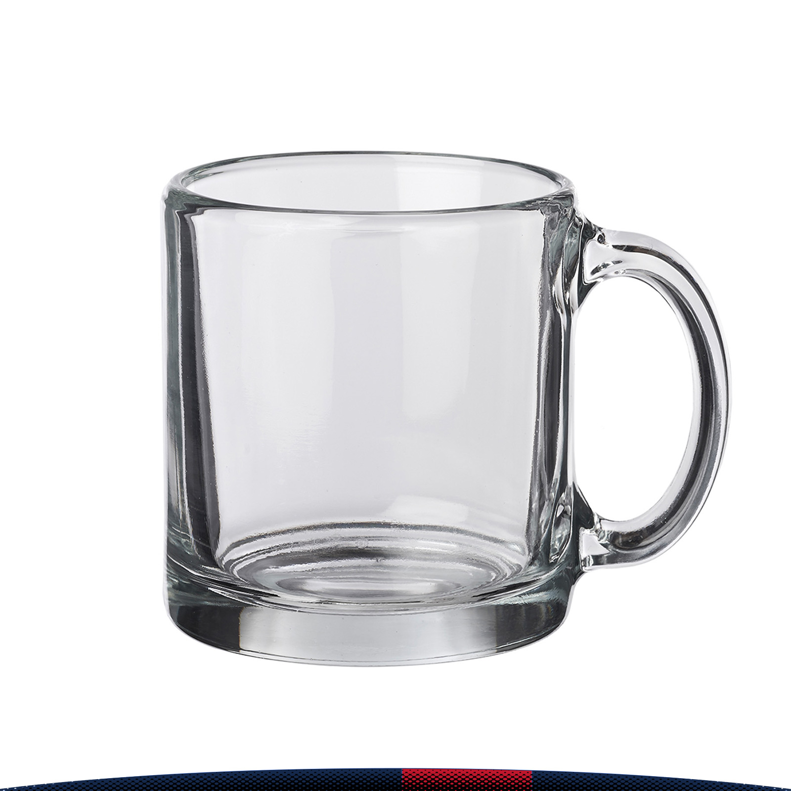 13 oz. Libbey Lucent Glass Coffee Mugs 8