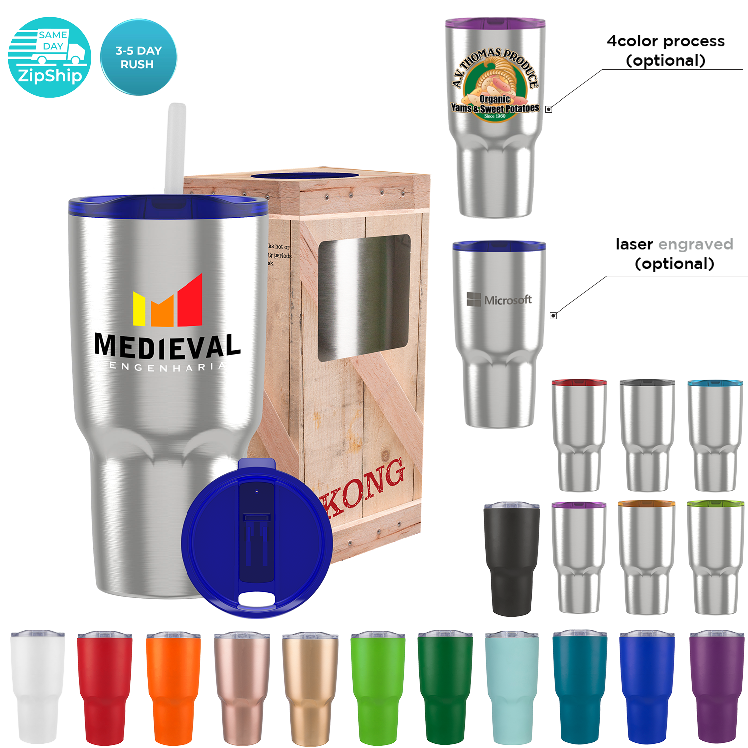30 oz Vacuum Insulated Tumbler 10