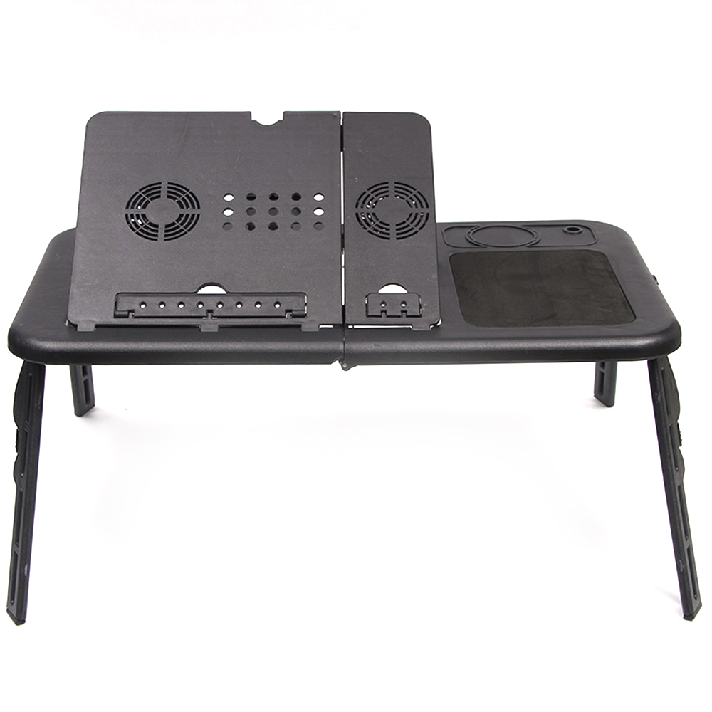 Function Double Fan Foldable Bed Computer Desk 3